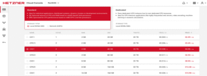Hetzner Account Server